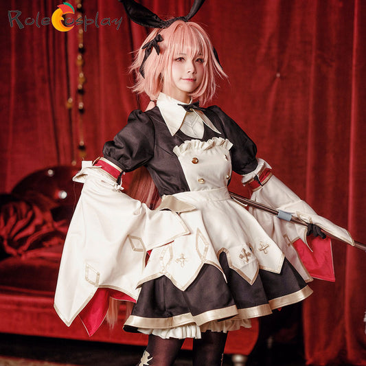 Fate Grand Order Astolfo Saber Stage 3 Maid Cosplay Costume FGO